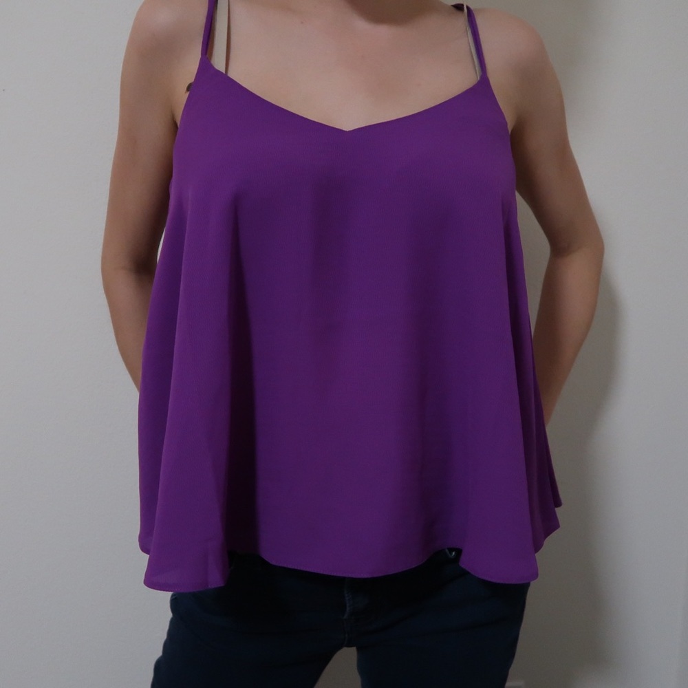 PURPLE TOPSHOP TANK 😈💅🏼🌂🦄☂️🍬🔮💜